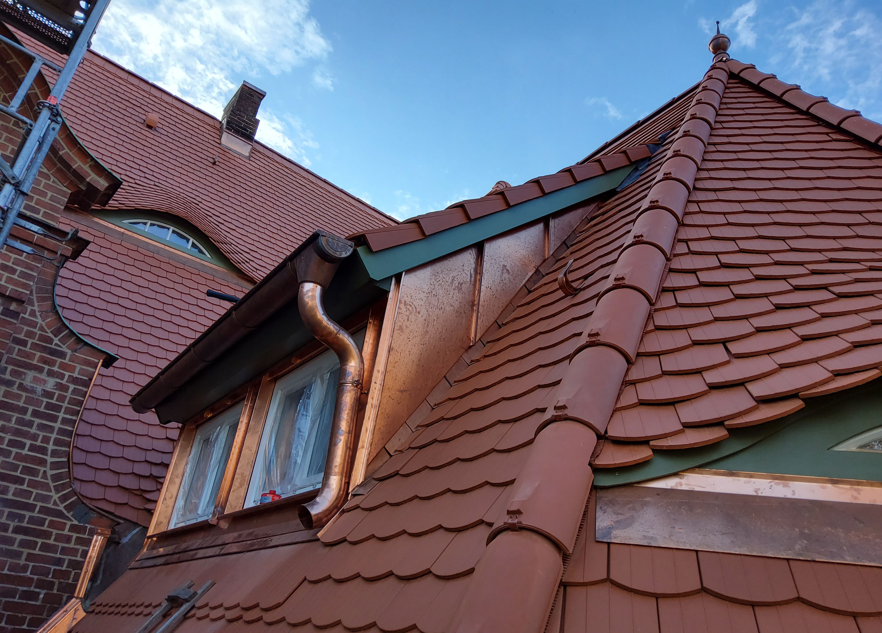 Kupferarbeiten Lübecker Altstadt